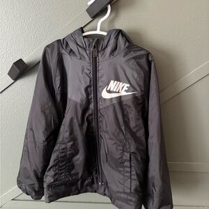 Nike Kids Dark Gray Raincoat